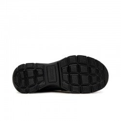Botines Planos Mujer Skechers Easy Going - High Zip 2 Negro-Negro
