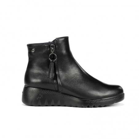 Botines Planos Mujer Fluchos F2100 Negro