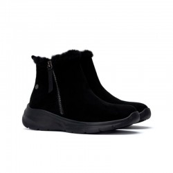 Botines Planos Mujer Refresh 176271 Negro