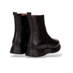 Botines Planos Mujer Wonders 4422 Negro