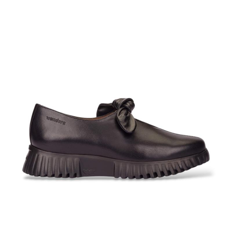 Zapatos Planos Mujer Wonders 4421 Negro