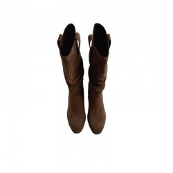 Botas de Tacón Mujer MTNG 56250 Taupe