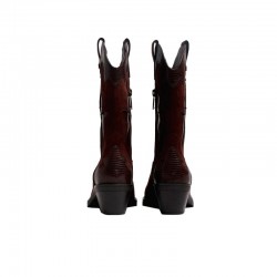 Botas de Tacón Mujer MTNG 55973 Moka