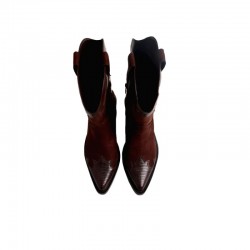 Botas de Tacón Mujer MTNG 55973 Moka