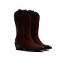 Botas de Tacón Mujer MTNG 55973 Moka