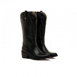 Botas de Tacón Mujer MTNG 55973 Negro