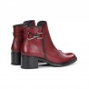 Botines de Tacón Mujer Dorking D9347 Burdeos