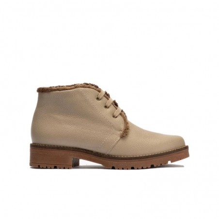 Botines Planos Mujer Pitillos 11566 Taupe