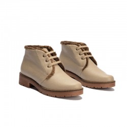 Botines Planos Mujer Pitillos 11566 Taupe