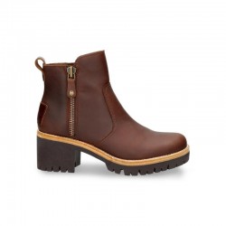 Botines de Tacón Mujer Panama Jack Pauline Marron