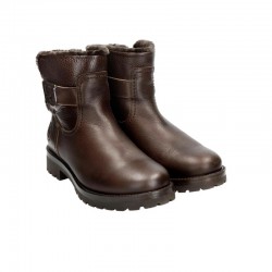 Botines Planos Mujer Panama Jack Javea Marron