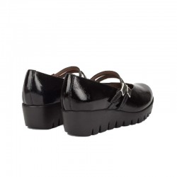 Zapatos Planos Mujer Wonders 33362 Negro