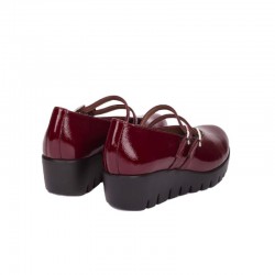 Zapatos Planos Mujer Wonders 33362 Burdeos