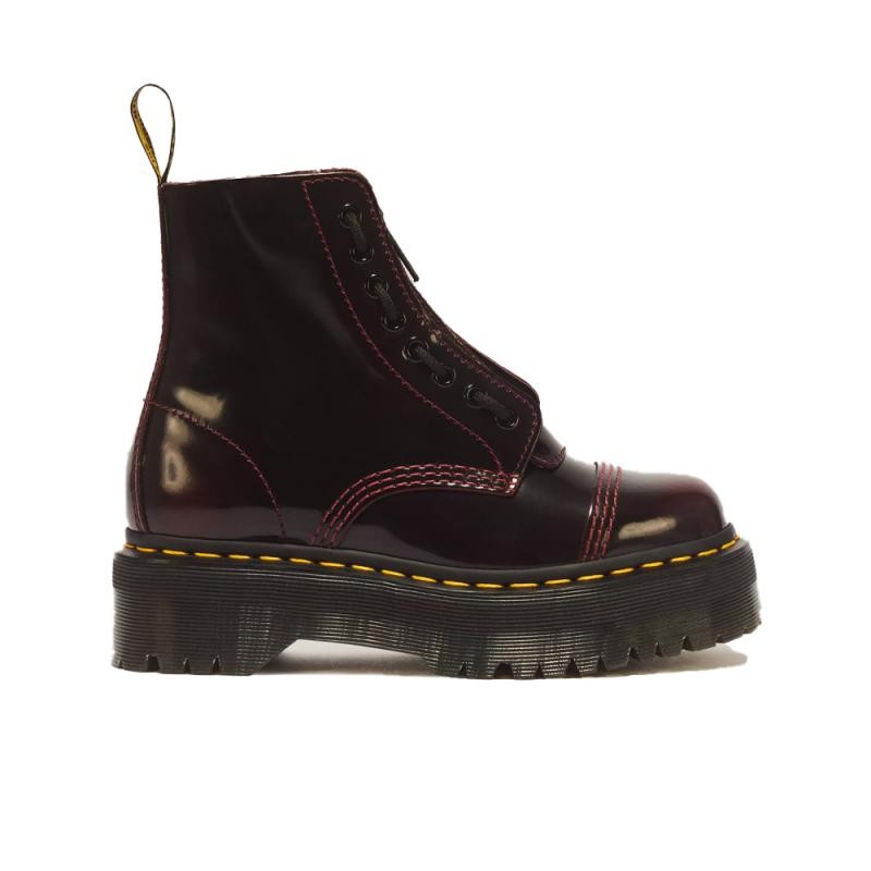 Botas Planas Mujer Dr. Martens Sinclair Burdeos