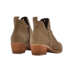 Botines de Tacón Mujer Zapp 3504 Taupe