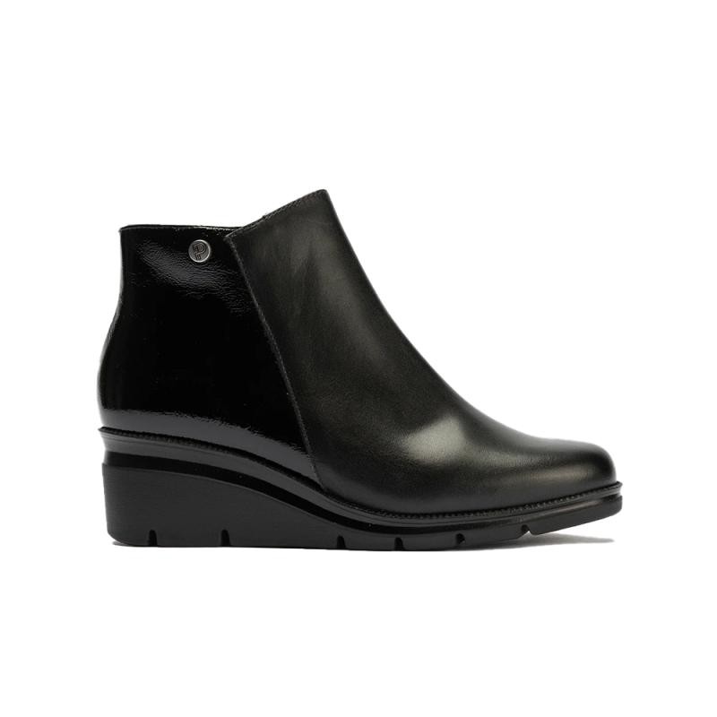 Botines Planos Mujer Pitillos 11536 Negro