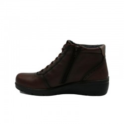 Botines Planos Mujer Laura Azaña 26847 Cuero