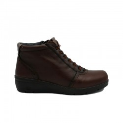 Botines Planos Mujer Laura Azaña 26847 Cuero
