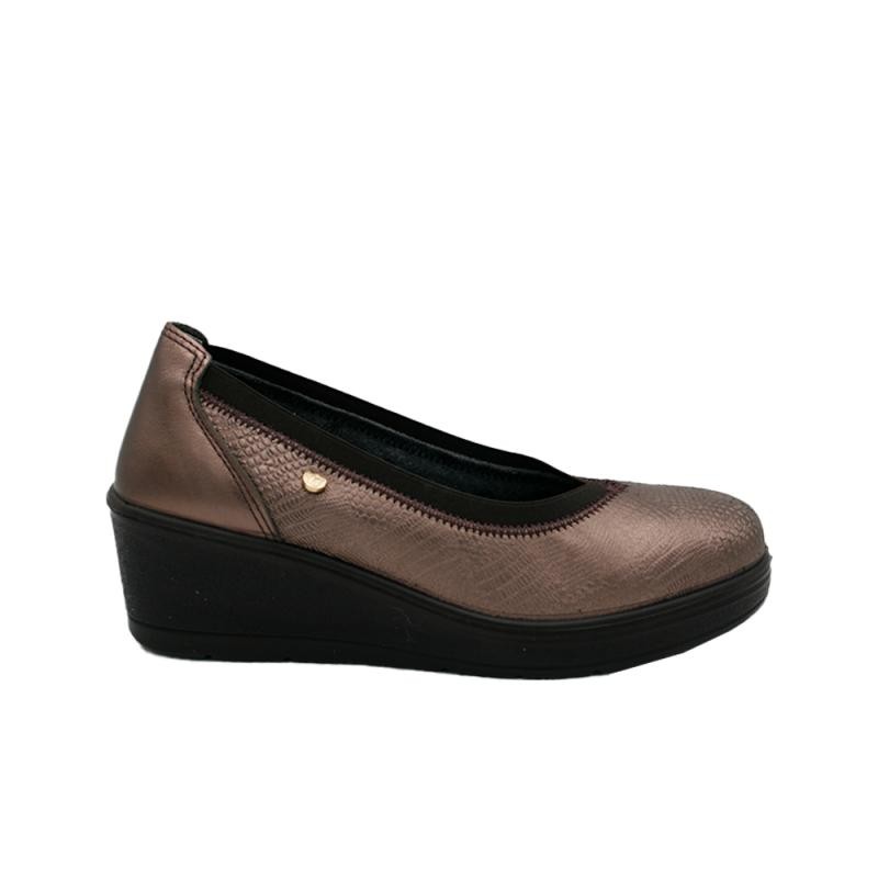 Zapatos Planos Mujer Laura Azaña 28900 Bronce