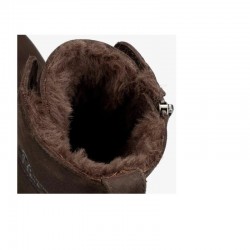 Botines Planos Mujer Panama Jack Frisia Marron