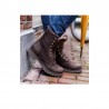 Botines Planos Mujer Panama Jack Frisia Marron