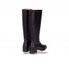 Botas Planas Mujer Wonders 1808 Negro