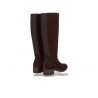 Botas Planas Mujer Wonders 1808 Moka