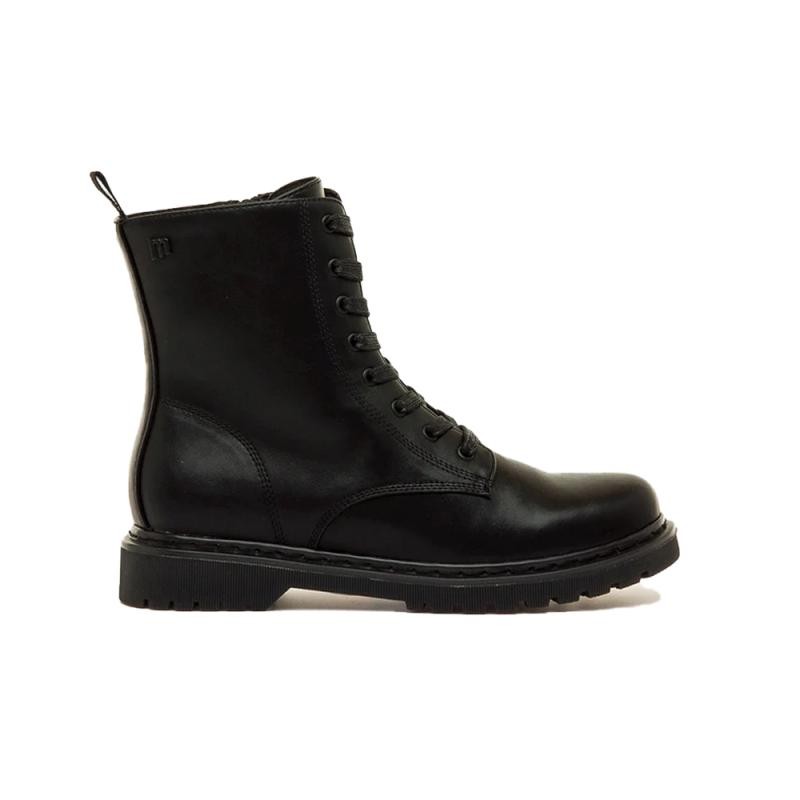 Botines Planos Mujer MTNG Storm Low Negro
