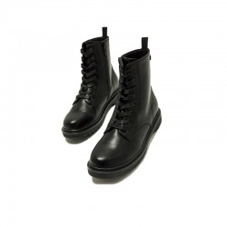 Botines Planos Mujer MTNG Storm Low Negro
