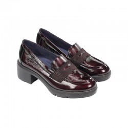 Mocasines Mujer Fluchos F2517 Burdeos