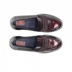 Mocasines Mujer Fluchos F2517 Burdeos