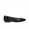 Bailarinas Mujer Fitflop Delicato Bow Textured Patent Negro