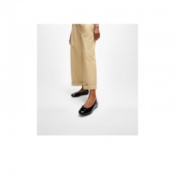 Bailarinas Mujer Fitflop Delicato Bow Textured Patent Negro