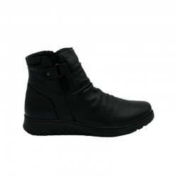 Botines Planos Mujer 48 Hrs 5203 Negro