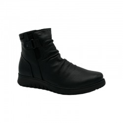 Botines Planos Mujer 48 Hrs 5203 Negro