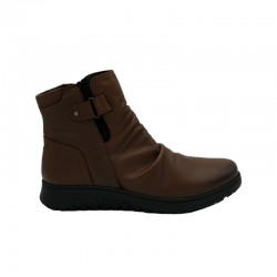Botines Planos Mujer 48 Hrs 5203 Marron