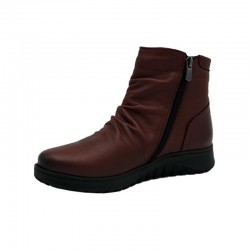 Botines Planos Mujer 48 Hrs 5203 Burdeos