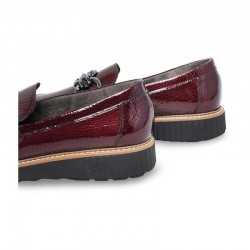 Mocasines Mujer Pitillos 11550 Burdeos