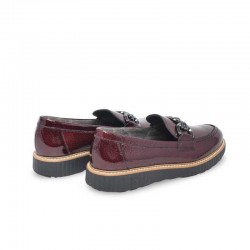 Mocasines Mujer Pitillos 11550 Burdeos