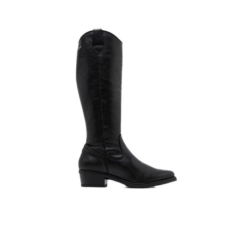 Botas Planas Mujer Porronet 4844 Negro