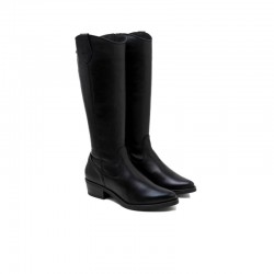 Botas Planas Mujer Porronet 4844 Negro