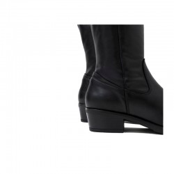 Botas Planas Mujer Porronet 4844 Negro