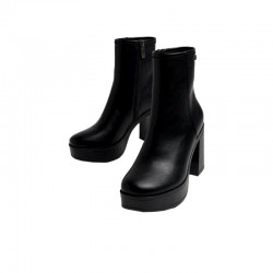 Botines de Tacón Mujer MTNG 56353 Negro