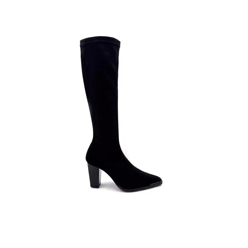 Botas de Tacón Mujer Miss Elastic 75385 Negro