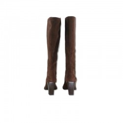 Botas de Tacón Mujer Miss Elastic 75385 Marron
