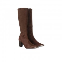 Botas de Tacón Mujer Miss Elastic 75385 Marron