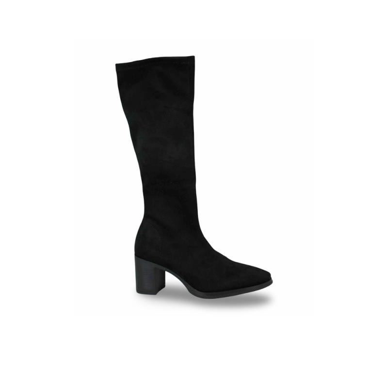 Botas de Tacón Mujer Miss Elastic 78202 Negro