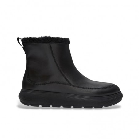 Botines Planos Mujer Fitflop W Iq-Comff Leather Negro