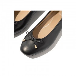 Zapatos Planos Mujer Fitflop W Delicato Bow Soft Negro