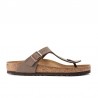 Sandalias Hombre Birkenstock Gizeh Marron